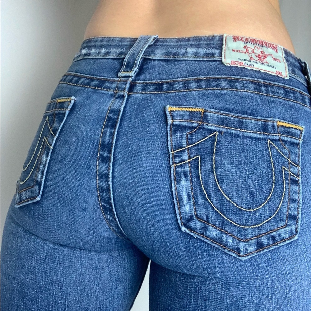 True Religion Casey Skinny Low Rise Jeans 26